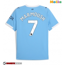 Moške Nogometnih dresov Manchester City Omar Marmoush #7 Domači 2025-26 Kratki rokavi